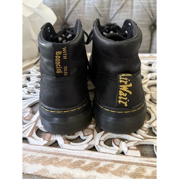 Dr. Martens Bonny Black Leather Chukka Boots Yellow Men’s 10 Women’s 11 main image 2